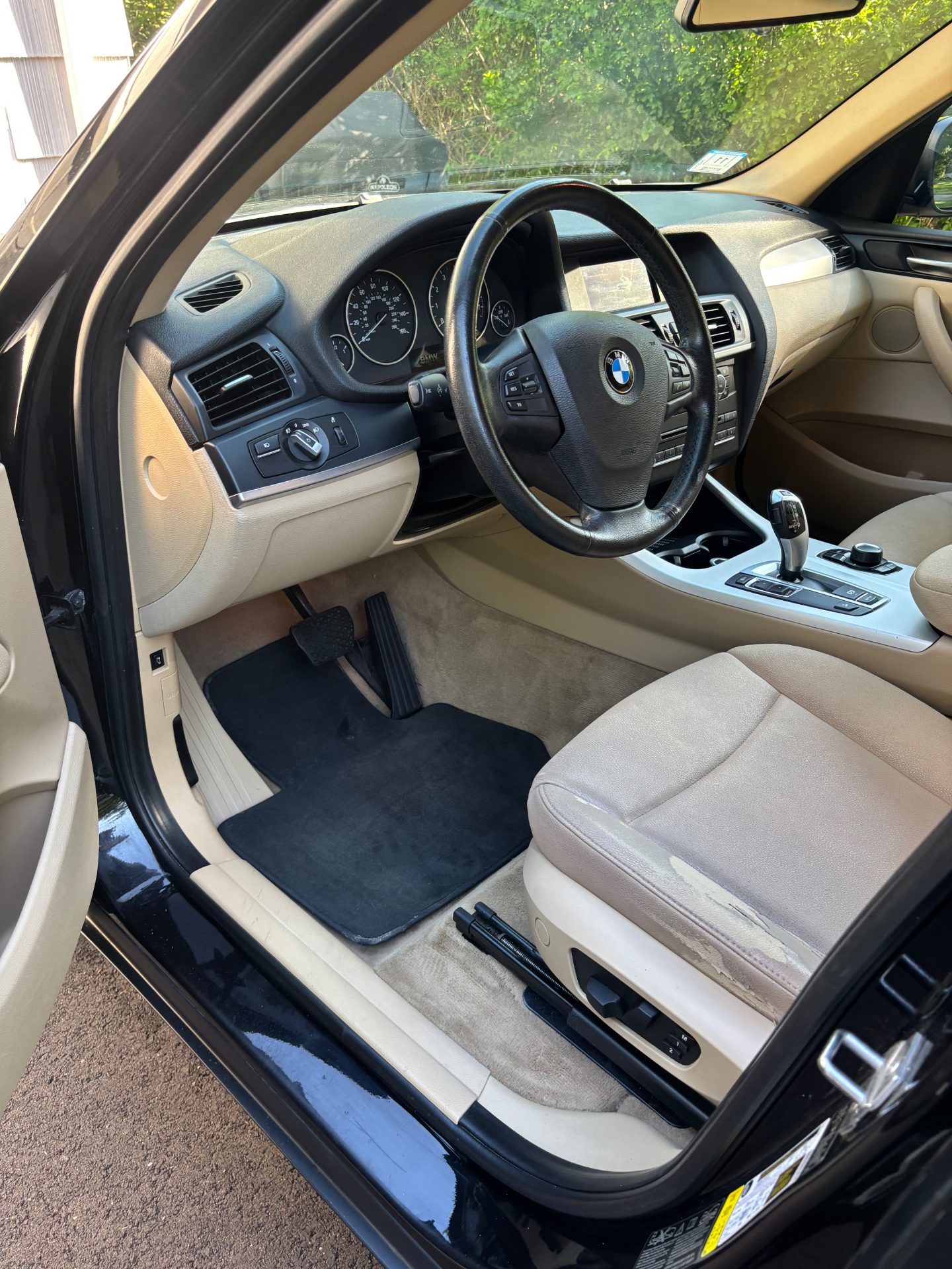 Spotless BMW X3 interior after L.C Auto Detailing